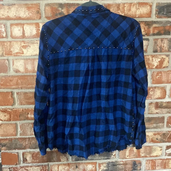Rails studded flannel shirt - Picture 3 of 11
